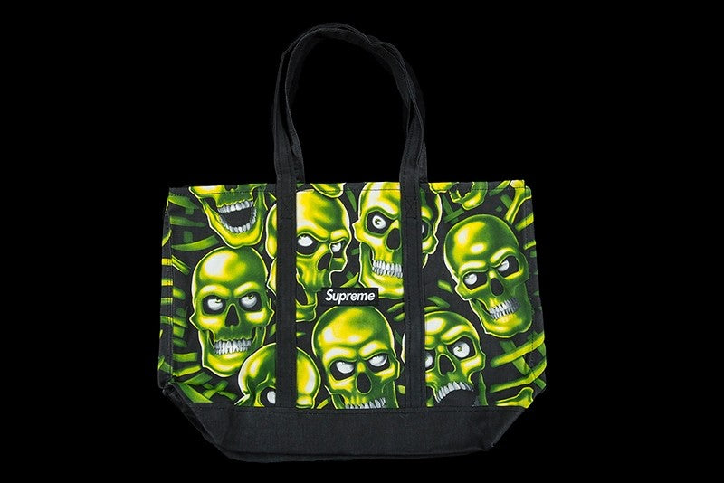 Supreme skull pile tote hot sale