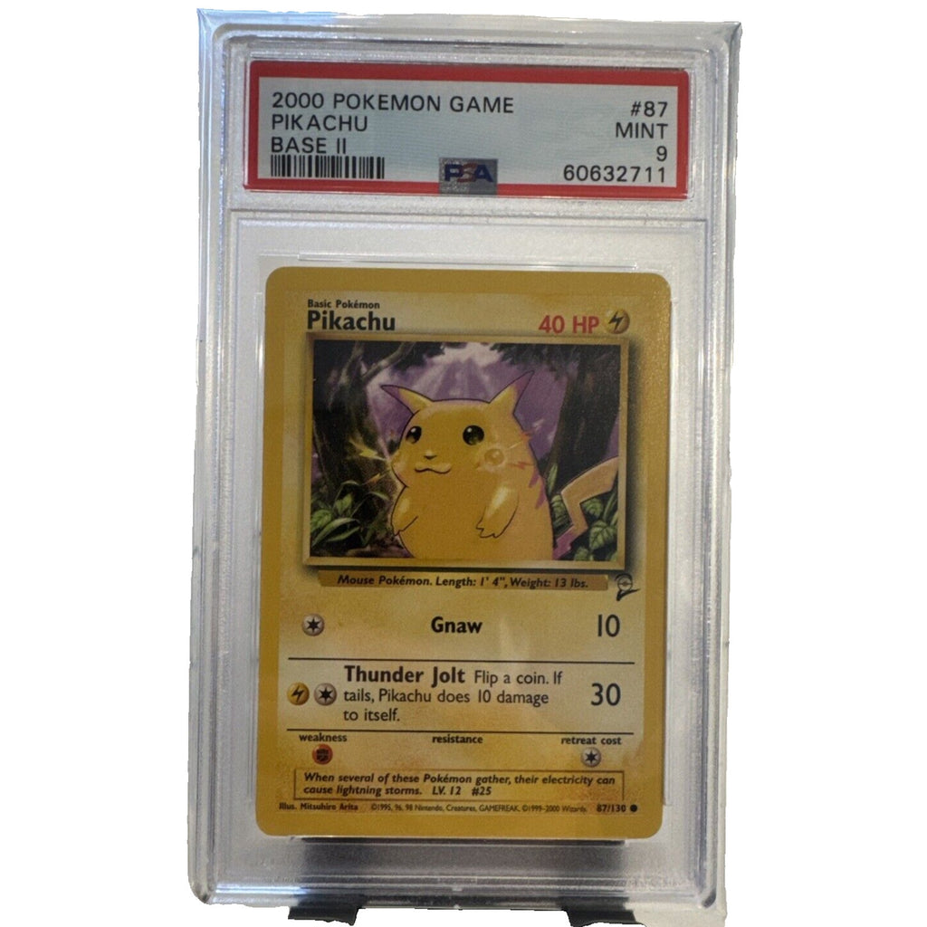 1999 Pokemon Base Set Unlimited Pikachu Yellow Cheeks 58/102 PSA 6 EX- | Agenda Crafts 1999 Pokemon Base Set Unlimited Pikachu Yellow Cheeks 58/102 PSA 6 EX- | Agenda Crafts