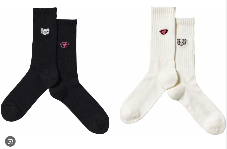Uniqlo KAWS x Andy Warhol Socks