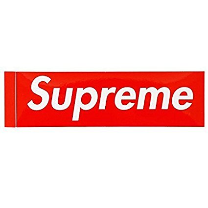 Supreme 3 Piece Sticker Set