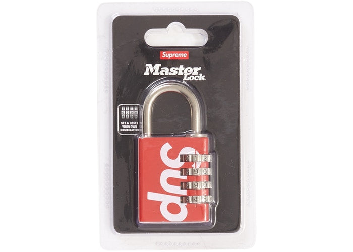 Supreme x Master Lock Numeric Combination Lock