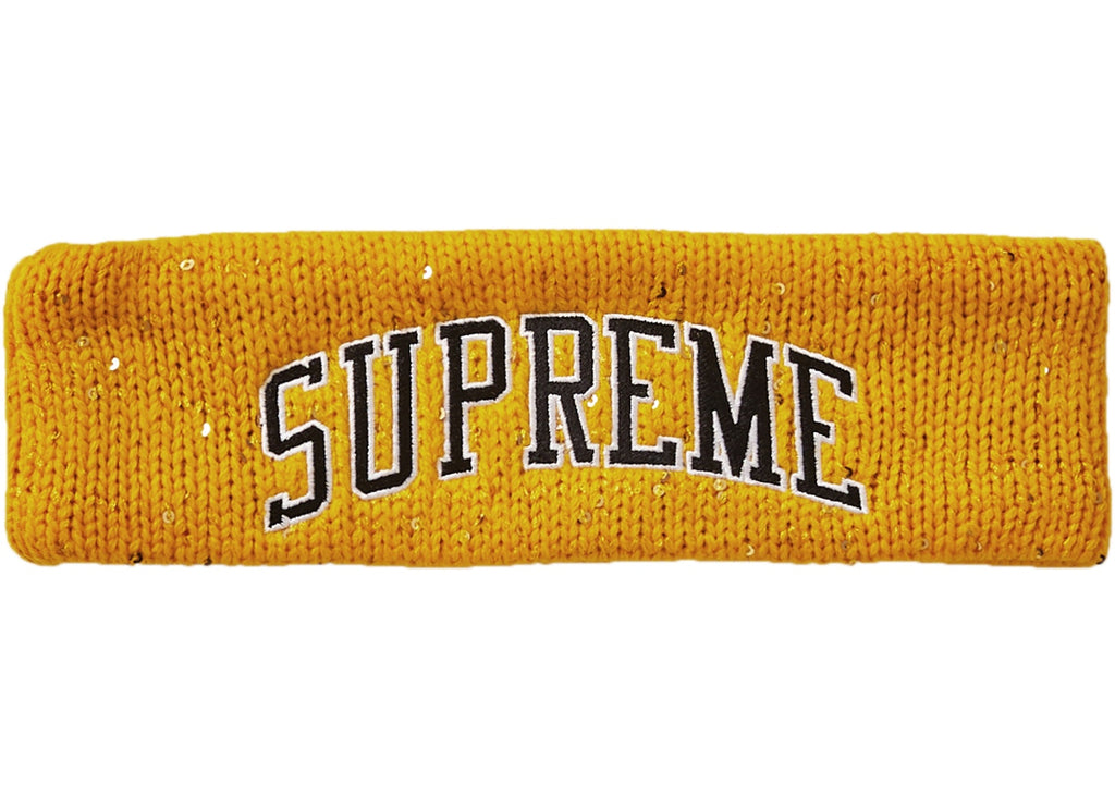 Supreme x New Era Sequin Arc Logo Headband