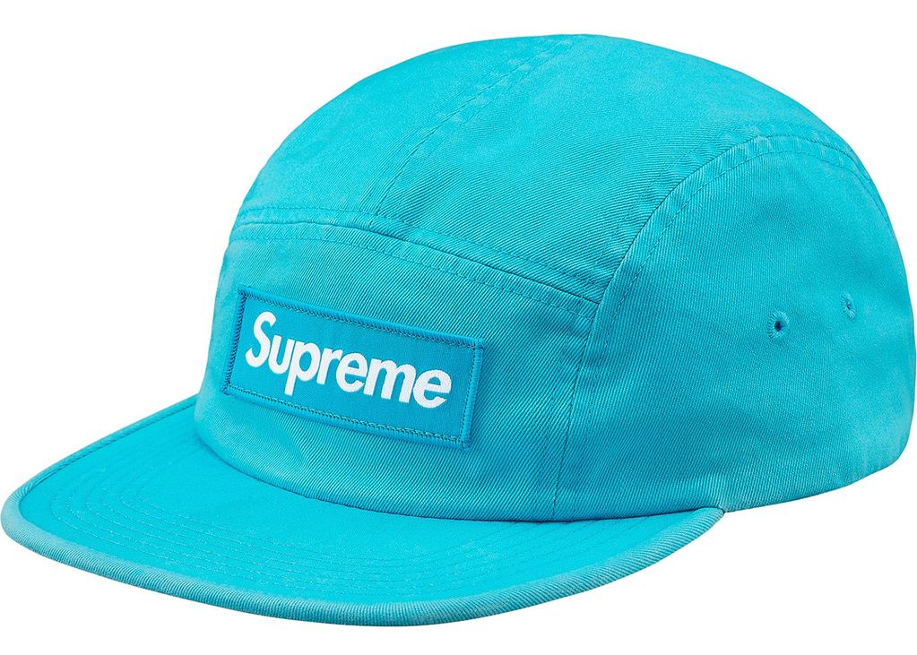 Supreme Washed Chino Twill Camp Cap