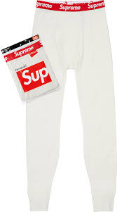 Supreme x Hanes Thermal Pant