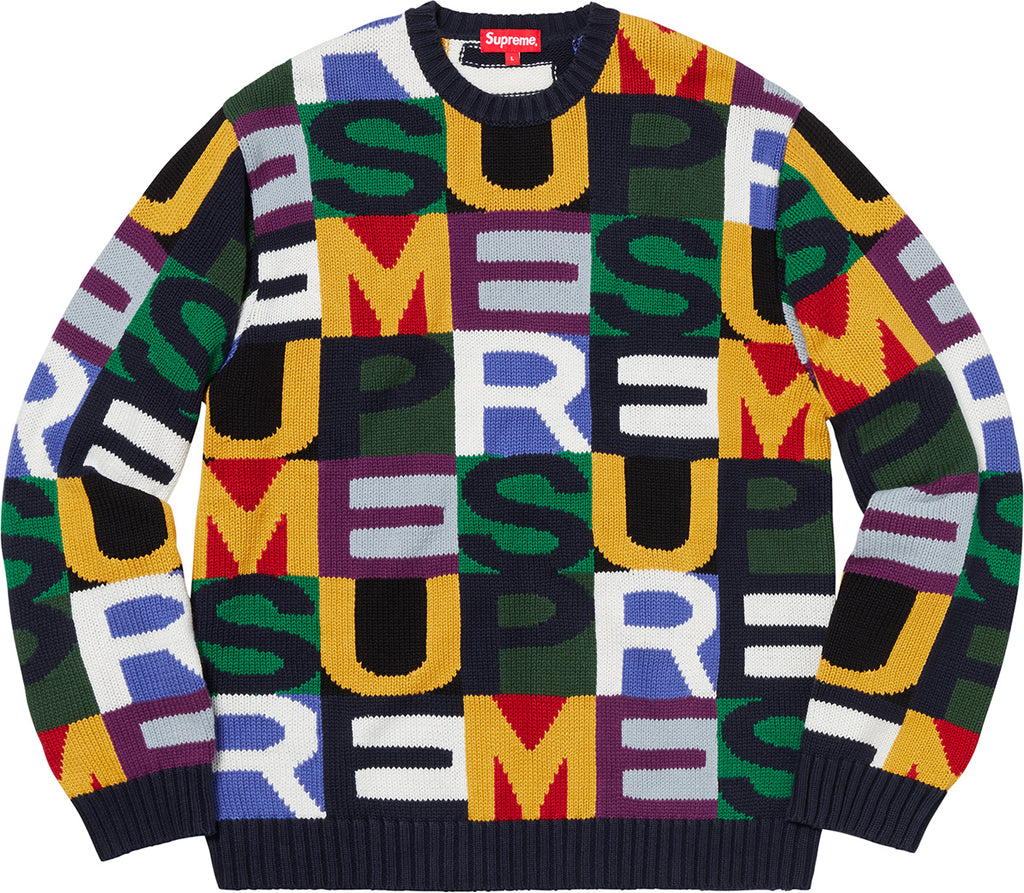 Supreme Big Letters Sweater