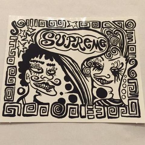 Supreme 3 Piece Sticker Set