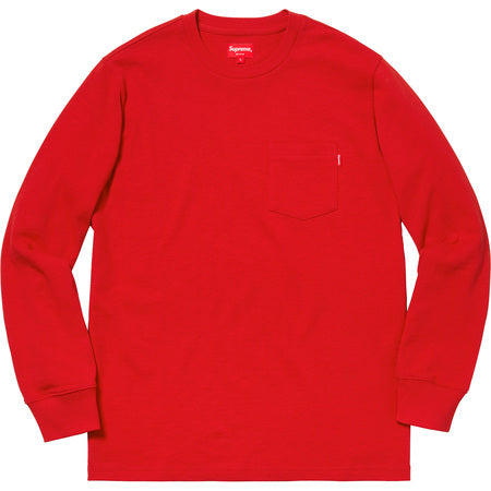 Supreme Long Sleeve Pocket Tee