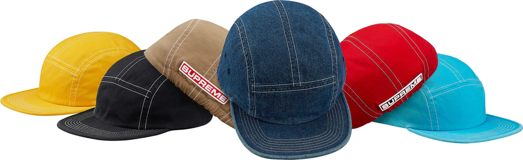 Supreme Fitted Rear Patch Camp Cap